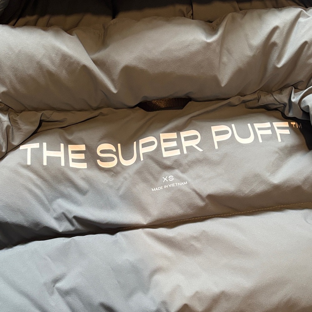 Super Puff Gray Puffer Jacket - image 2